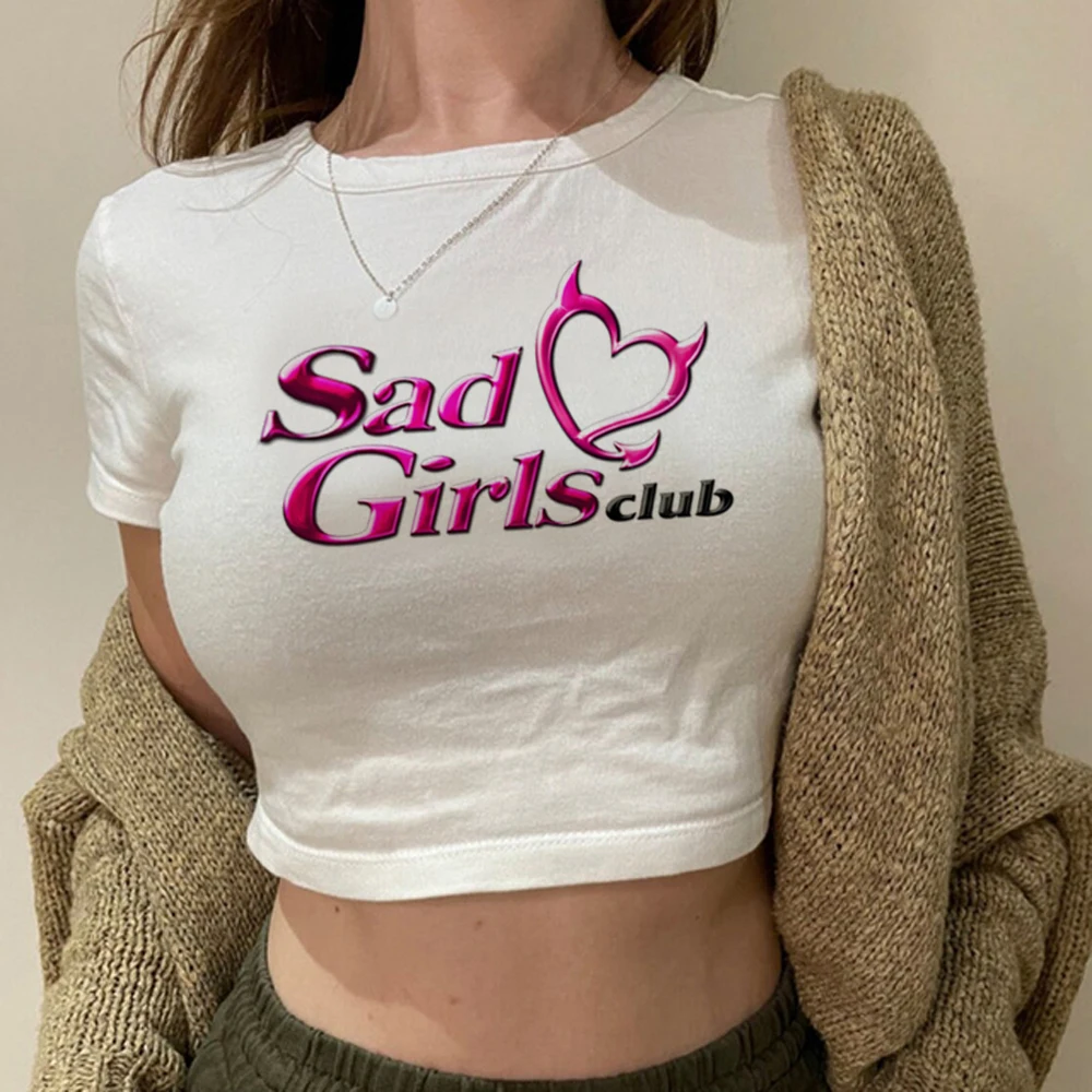 Camiseta Bad Girls Club para mujer, ropa estética, Top corto Y2k gótico  Grunge, ropa de calle Vintage de los años 90 y 2000, recortada para mujer -  AliExpress, image size:1000x1000