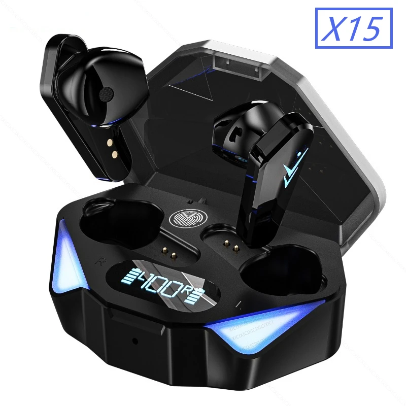 X15 TWS Gaming Earbuds Wireless Bluetooth Earphone With Mic Bass Audio