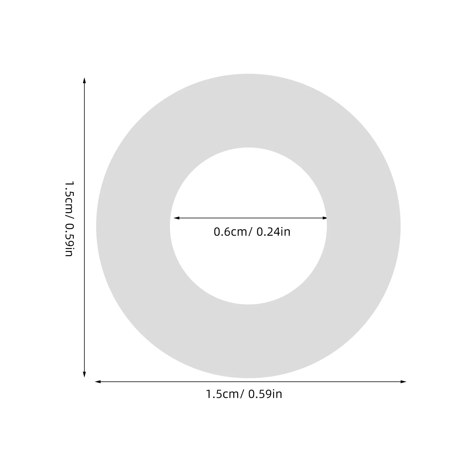 500pcs Self Adhesive Hole Reinforcement Labels White Waterproof PVC Page Protector Stickers for Repairing Strengthening Punched