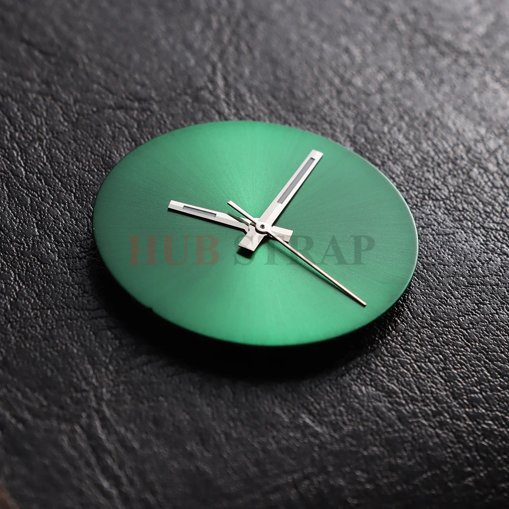 Sunburst Multi-Color Watch Dial - Black, Silver, Blue, Green