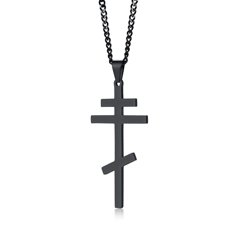 Collier Croix Orthodoxe, Bijou Chrétien, Bijoux Religieux Homme Et Femme, Croix Chrétienne, Cadeau Chrétien, Collier Or