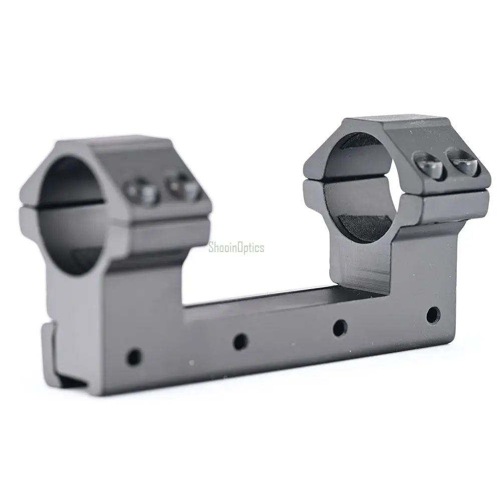 Shoin Optics 스코프 도브테일 마운트, 튜브 링, 1 인치, 25.4mm, 9-11mm, M2246