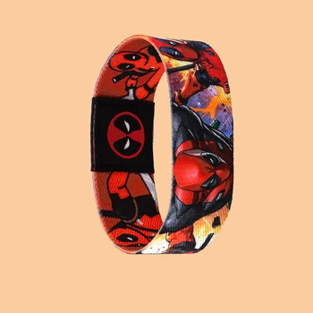 Cool Men Cloth Stretch Wristband Bracelet Flexible Wrist Band Cuff Bracelet Sports Casual Bangle Accessories Friends Gifts