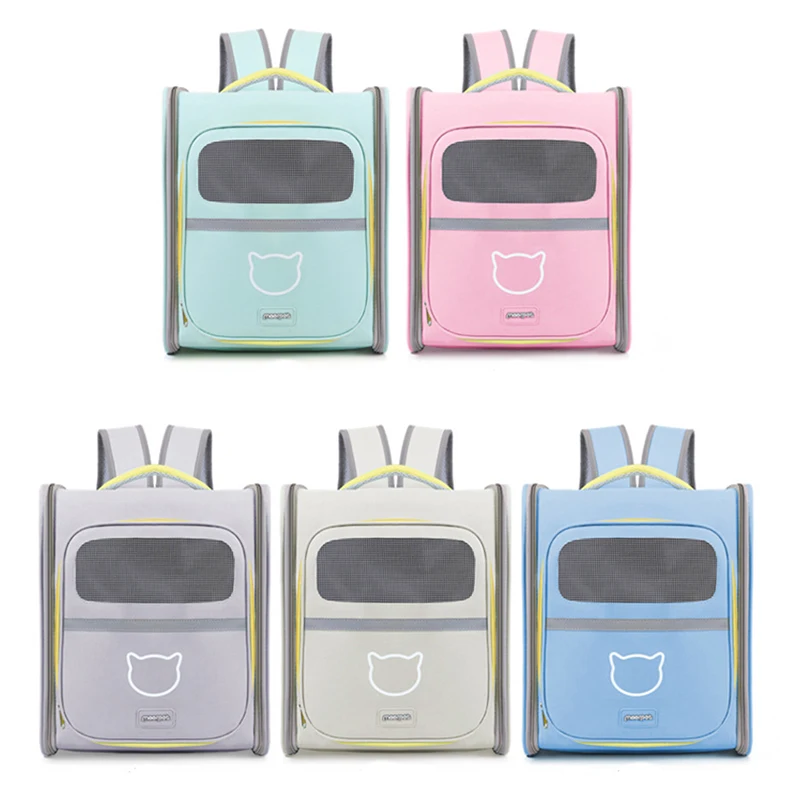 Breathable Cat bag Portable Pet Carrier Backpack Cats Small Dogs Outdoor Travel Folding Backpack Suit Cats within 6kg