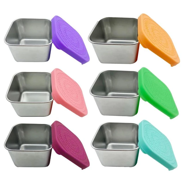 Condiment Containers For Lunch Box Sauce Cups Stainless Steel