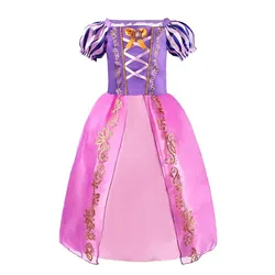 Enchanting Princess Fantasy Dress for Girls - Magical Birthday Party & Halloween Costume (Rapunzel Dress Only)