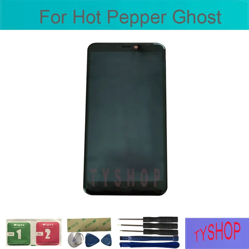 100% Tested For Hot Pepper Ghost LCD Display Touch Screen With Flame Digitizer Assembly Repair Parts Tool |