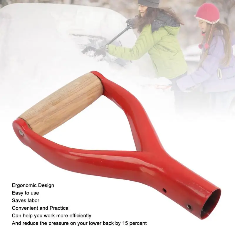 4 Pcs Ash Wood Shovel Handle Replacement – 41" Long, Tapered For Standard D-Handle Shovel Heads