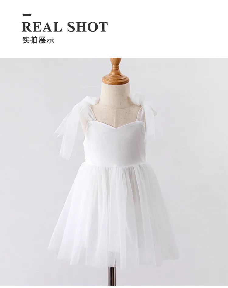 Blumenmädchenkleider Rosa Tüll Puffy Mit Schleife Ärmellos Kleinkind Mädchen Taufe Hochzeit Geburtstag Partykleid Freizeitkleider – Detail 10
