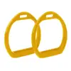 Horse Riding Lightweight Aluminum Saddle Stirrups Pad for Western  Sports 4