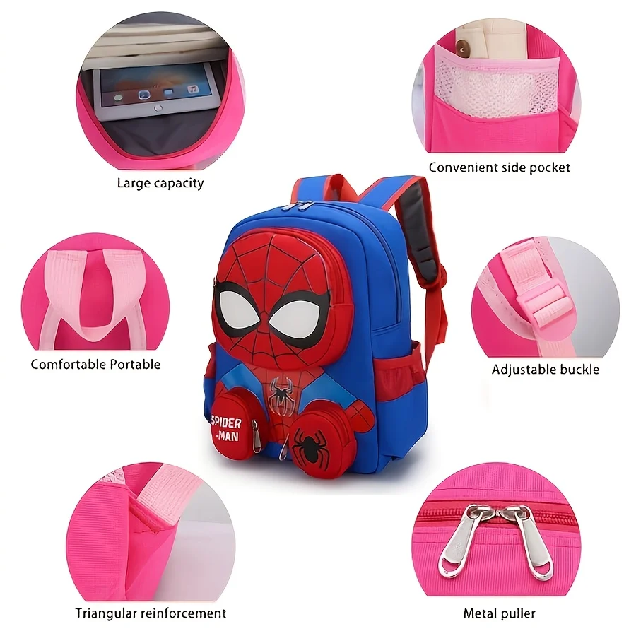 Spiderman Kids Backpack 4