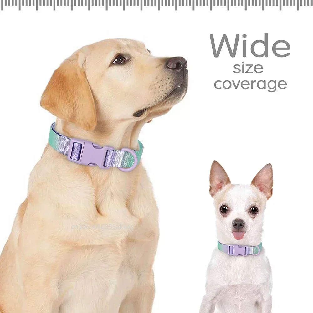 Gradient Nylon Dog Collar Adjustable 5