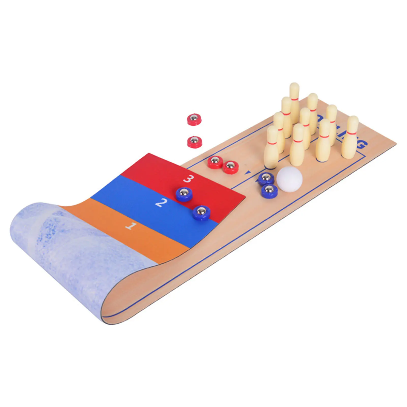 Mini-Curl and Shuffleboard Game