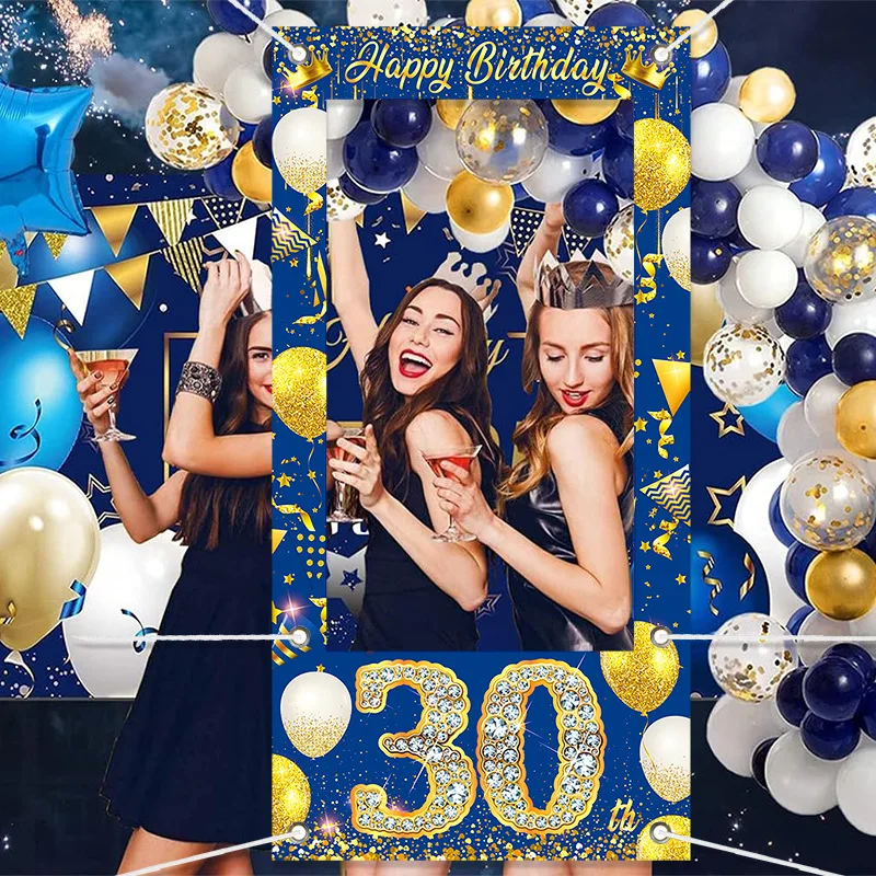 Invito per il 60° compleanno in oro blu, invito a sorpresa digitale animato, invito per brunch con diamanti, modello modificabile per cena ecard per donne - Italia