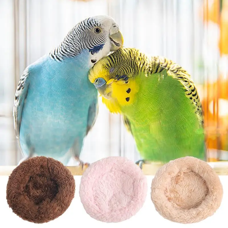 

Bird Cotton Nest washable parakeet Warm Nest Mat cockatiels Budgie soft comfortable Sleeping bed Lovebird winter supplies