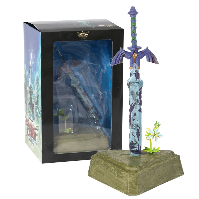 The Legend of Zelda Breath of the Wild Link Master Sword Figure Statue Toy  New