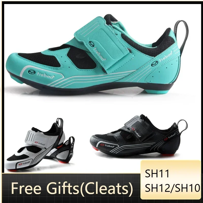 

Tiebao Road Cycling Shoes Sapatilha Ciclismo Triathlon Men Women SPD-SL Pedals Self-locking Breathable Road Bike Riding Sneakers