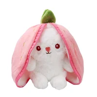 Fruit Rabbit Plush Pillow Toy - Cute Fruit-Shaped Stuffed Doll, 7.2 Inch Kawaii Gift for Girls, Birthday Present & Room Decor 6