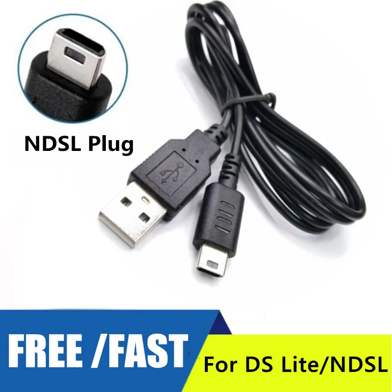 

Оптовая продажа с фабрики 1000 шт./лот USB зарядный кабель для NDS Lite NDSL Кабель зарядного устройства для Nintend DS Lite NDSL