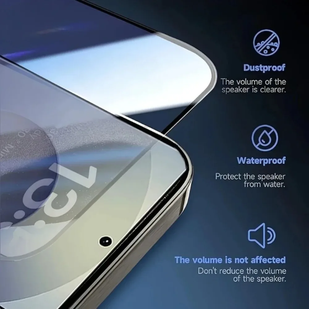 2-Pack Auto Install Tempered Glass Screen Protector with No-Bubble Easy Kit