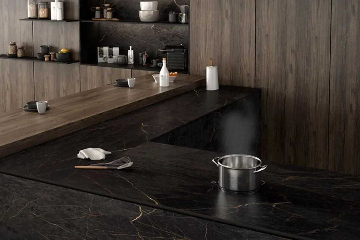 Invisible Built In induction cooker Under Granite Marble Countertop Hidden 4 burner Hob Separated Control