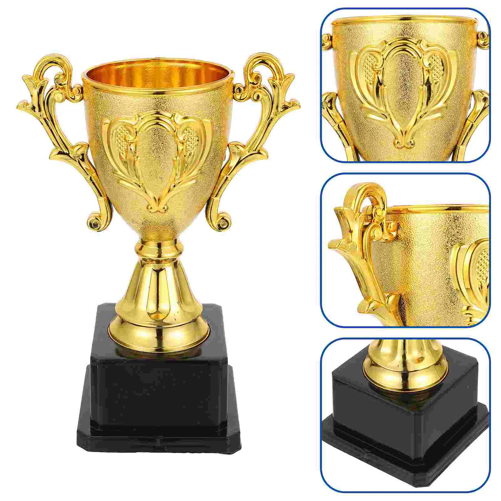 

Gold Trophy Cup Kids Winner Award Sports Fan Competitions Reward Prizes Victors Appreciation Gifts