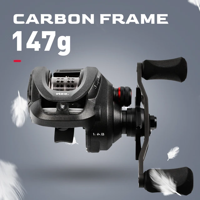 HANDING Magic L BFS Baitcasting Reel 147g Carbon Fiber Fishing Reels, 9+1  NMB Bearings, 6.4:1 Gear Ratio 4KG Max Drag for Trout - AliExpress