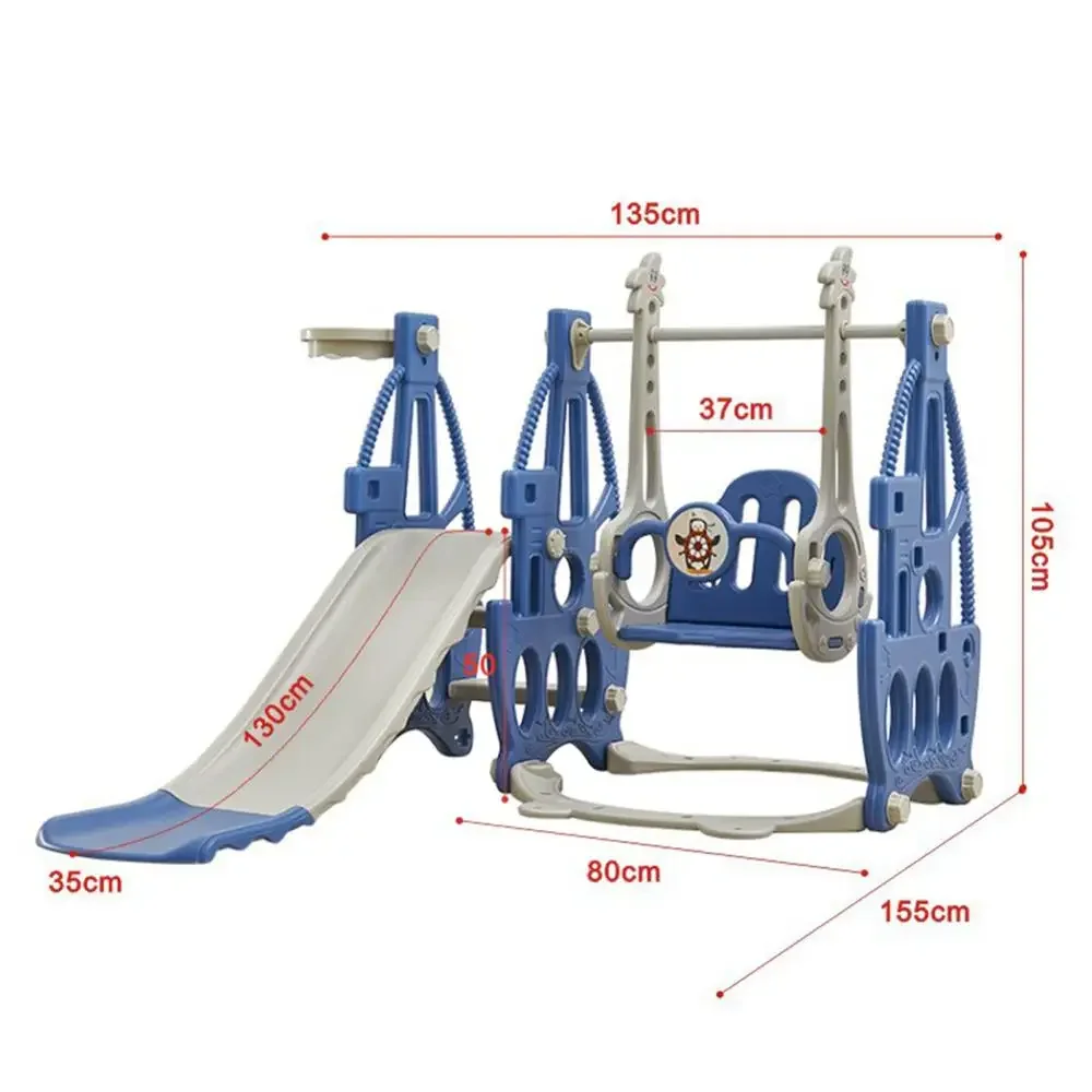 Baby Slide 3 in 1 Indoor Home Safety Slide Swing Chair Combination outdoor Kindergarten Slide Kids Playground Sports Game Toy 5