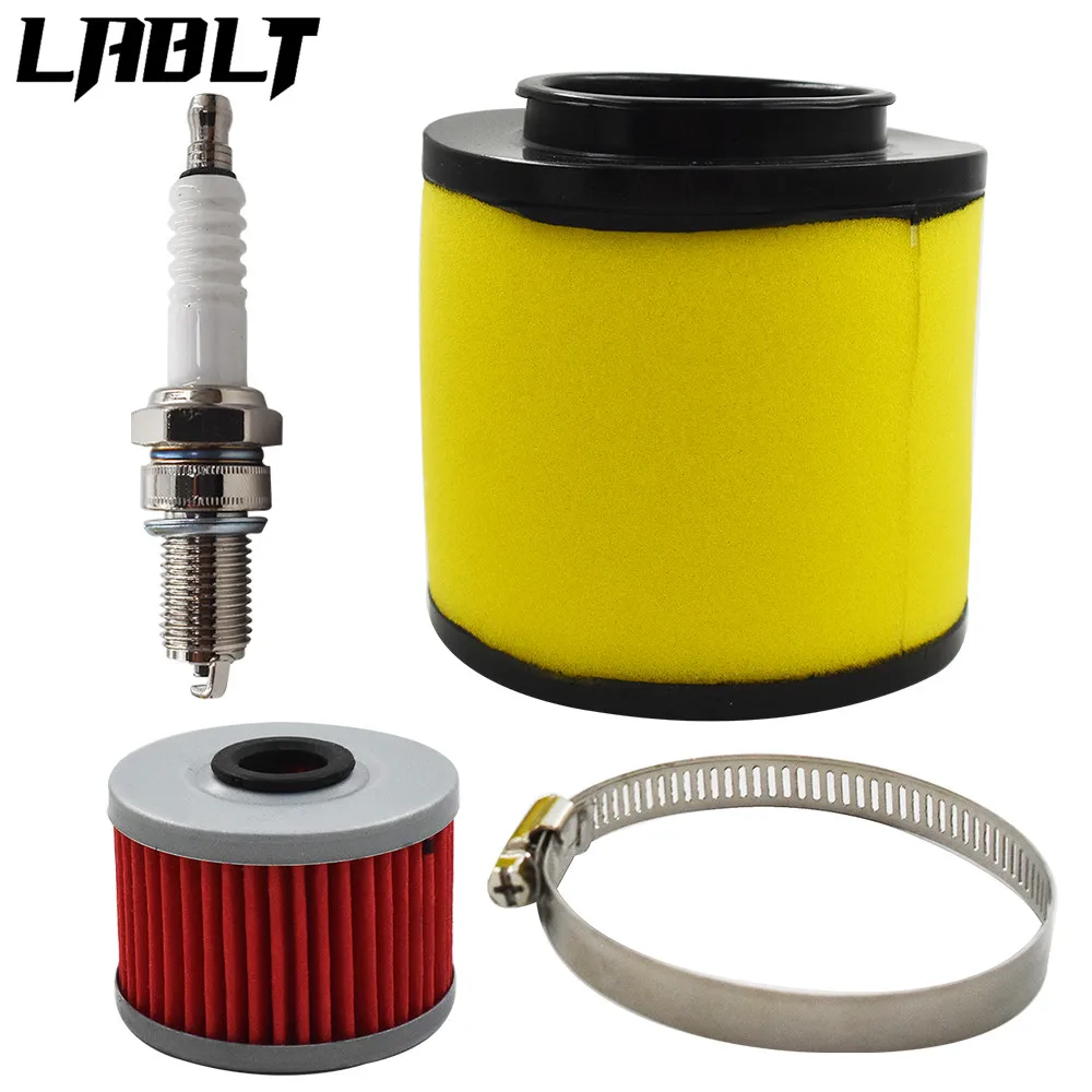 Air Oil Filter Spark Plug Tune Up Kit For Honda FourTrax 300 TRX300 1988-2000 carburetor tune up kit for husqvarna 445 450 450 rancher chainsaws includes a new air filter fuel filter and spark plug