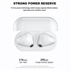Pro4 True Wireless Earbuds Bluetooth 5.0 Headphones Sport Music Earphones with Mic Deep Bass Waterproof Noise Cancelling 3