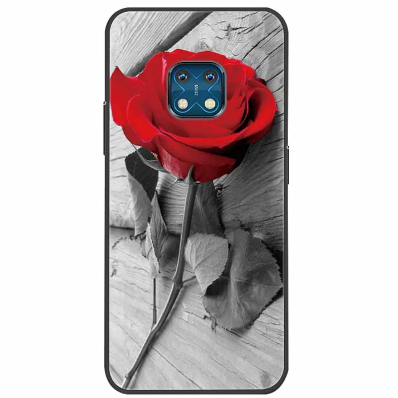 Soft Silicone Landscape Tiger TPU Back Cover with Cute Cartoon Design