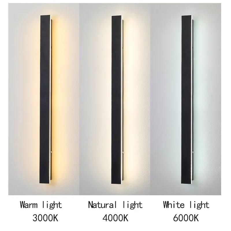 Outdoor Garden Villa Courtyard Balcony Bedroom Living Room Light Background Wall LED Modern Waterproof Ip65 Home