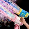 40 Hole Rocket Launcher Handheld Portable Electric Automatic Bubble Gun for Boys and Girls （Without Bubble Water） 1