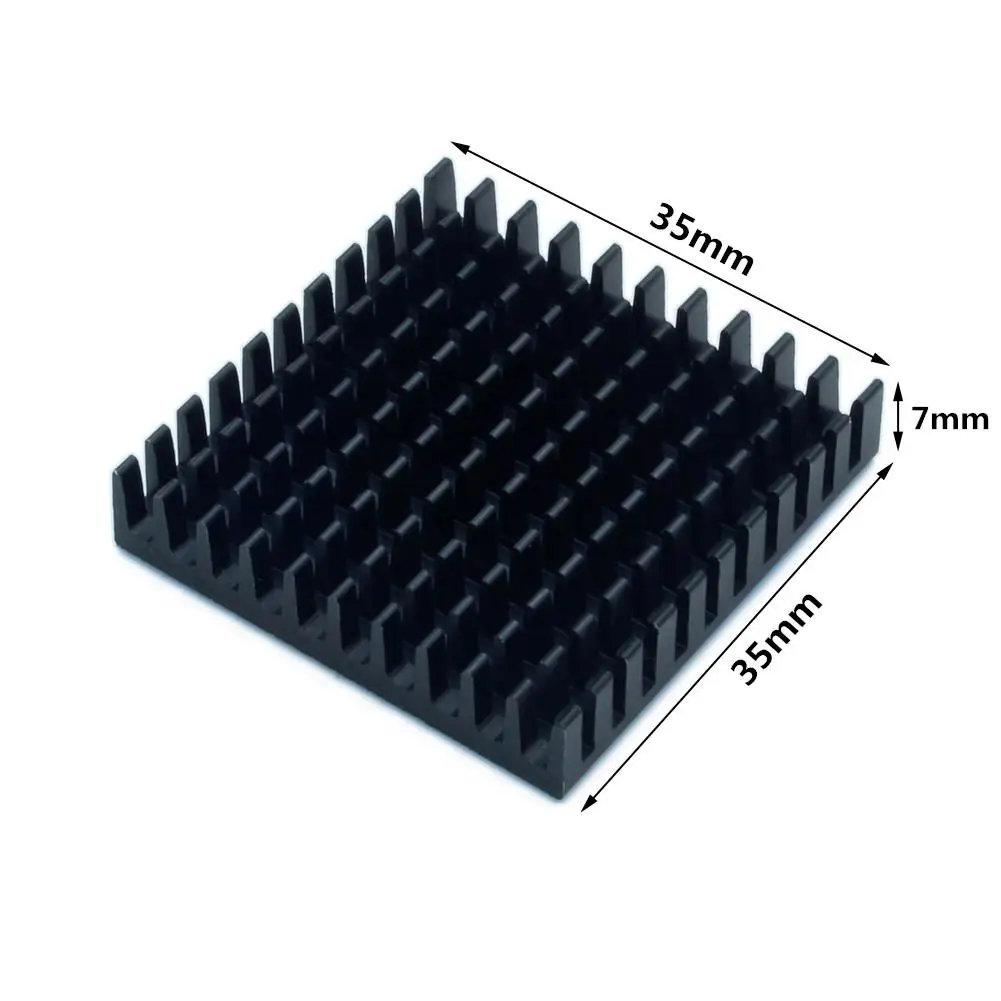 Aluminum Heatsink Radiator with Thermal Conductive Tape for Efficient Electronic Chip Cooling