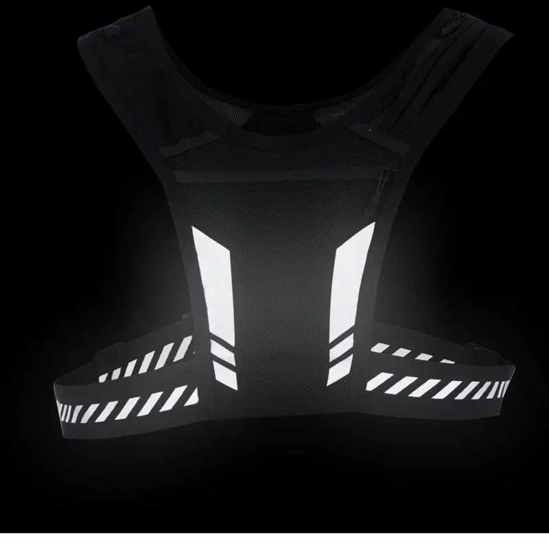 Sports Vest Reflective Running Breathable Chest Bag Running Cycling Mountaineering Sports Backpack Fitness Exercise Vest