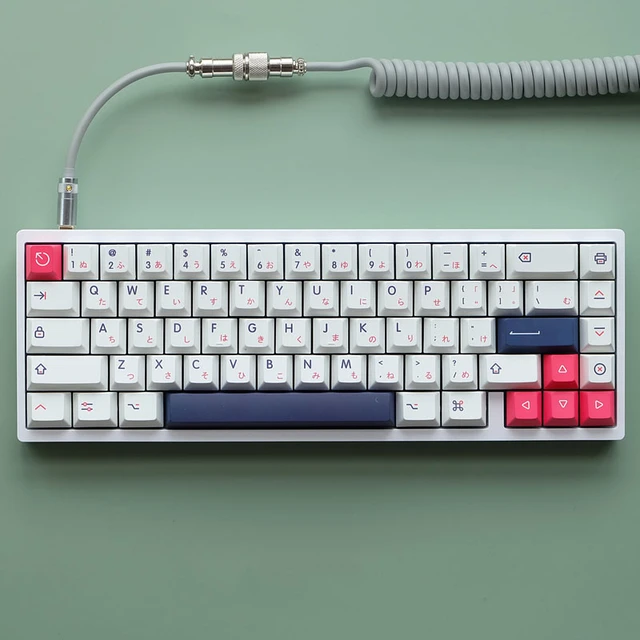 Pbt keycap set für mechanische tastatur, epbt kon momo color way 