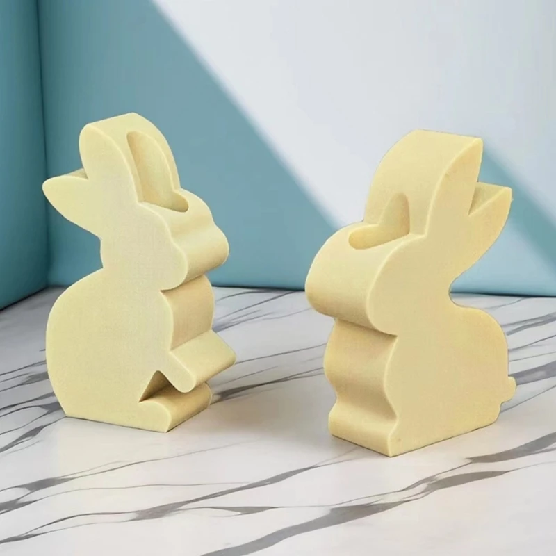 

Пасхальная искусственная 3D форма для подсвечника ручной работы, гипсовая смола, форма для подсвечника, домашние украшения