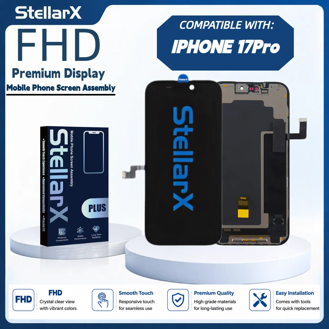 StellarX FHD High Color Gamut Screen Replacement Display