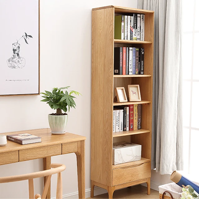 현대적인 거주 공간에 우아함과 기능성을 더하는 초현대적 미니멀리즘 책장