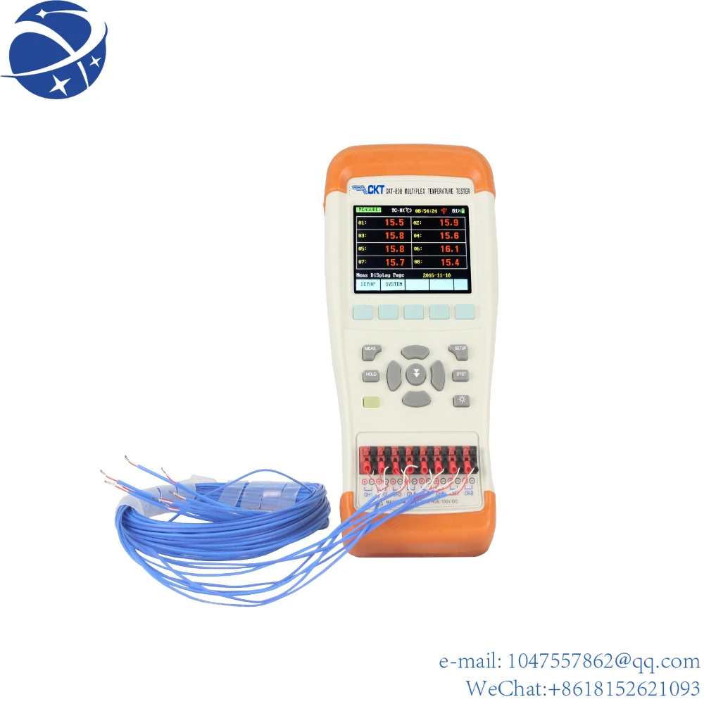 

Yun YiCKT-808 8 Channels Handheld Temperature Tester Digital Thermometer