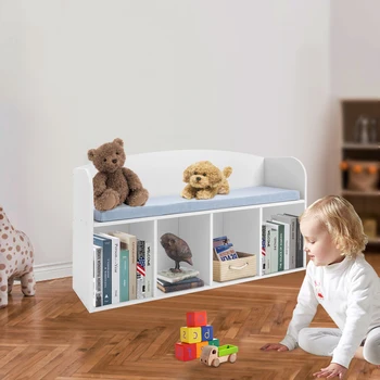 Kids Bookshelf with Reading Nook 1