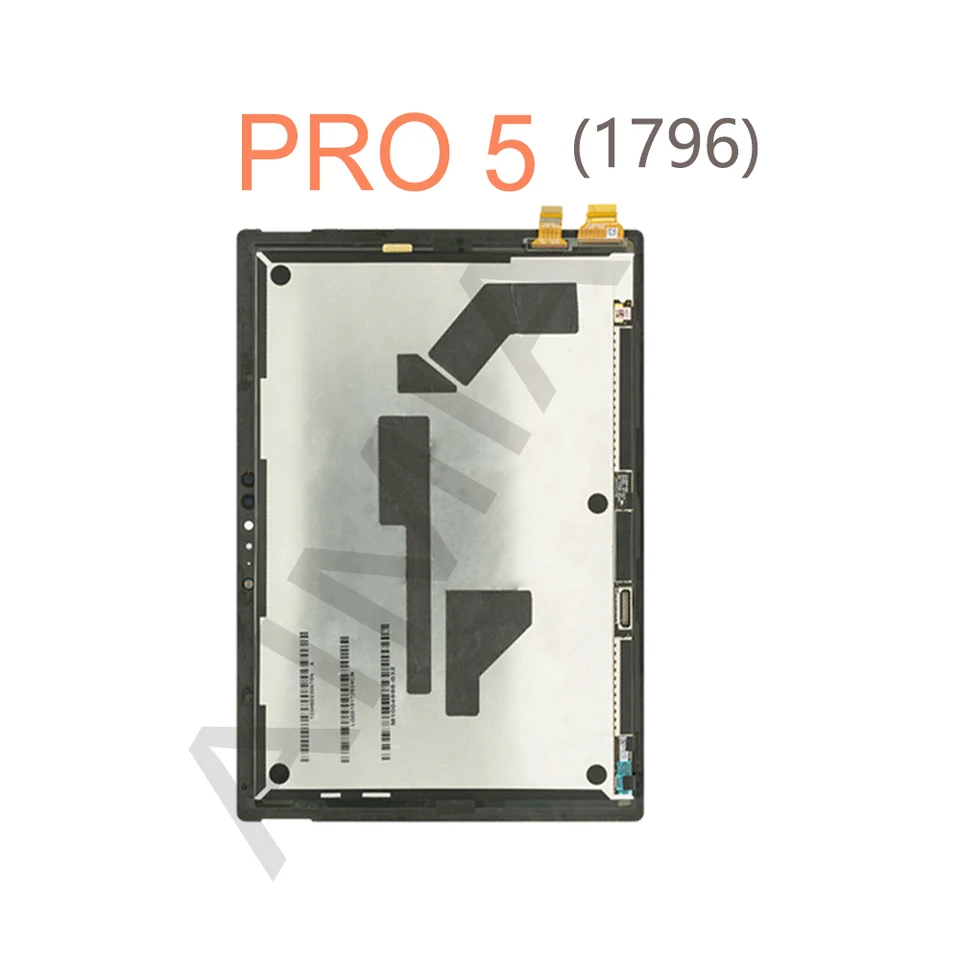 Ecran LCD et Vitre Tactile Noir pour Microsoft Surface Pro 7 VERSION 1