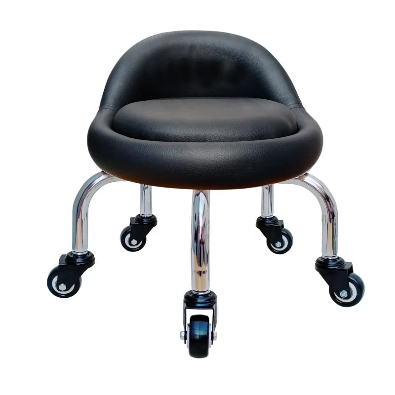Salon Furniture Pulley Small Stool Round Stool Sofa Pedicure Chair Work Low Stools Floor Cleaning Leisure Office Footstool