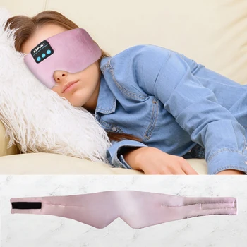 Sleeping Headphones Bluetooth Eye Mask – Wireless Music Blackout Sleep Mask for Side Sleepers, Travel & Insomnia Relief 1