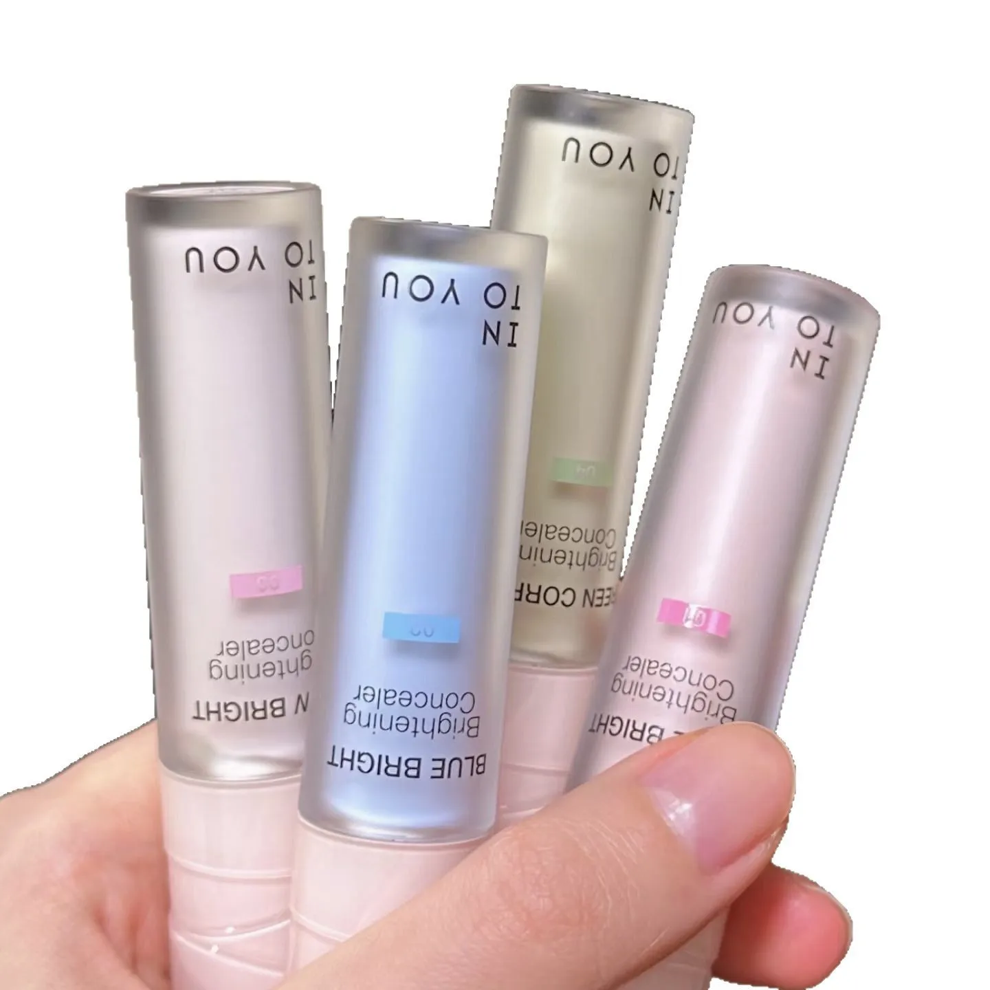INTOYOU concealer brightening liquid cheek blue cheek green highlight face brightening moisturizing contouring cosmetics