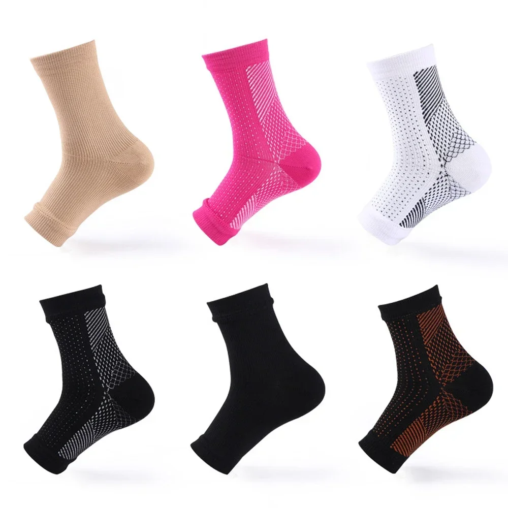 1Pair Neuropathy Socks for Women and Men Soothe Relief Compression Socks Ankle Brace for Plantar Fasciitis Sleeve Soothe
