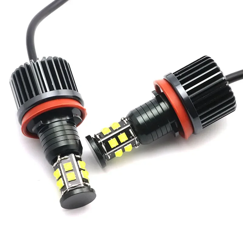 LED Light Bulb 2x 240W 6000K Lamp LED Angel Eyes Marker Light Bulbs For BMW E81 E82 E87 E88 E90 E92 M3 E93 E60 E70 X5 E71 X6 X6M E89 Z4 2007-UP led light bulb