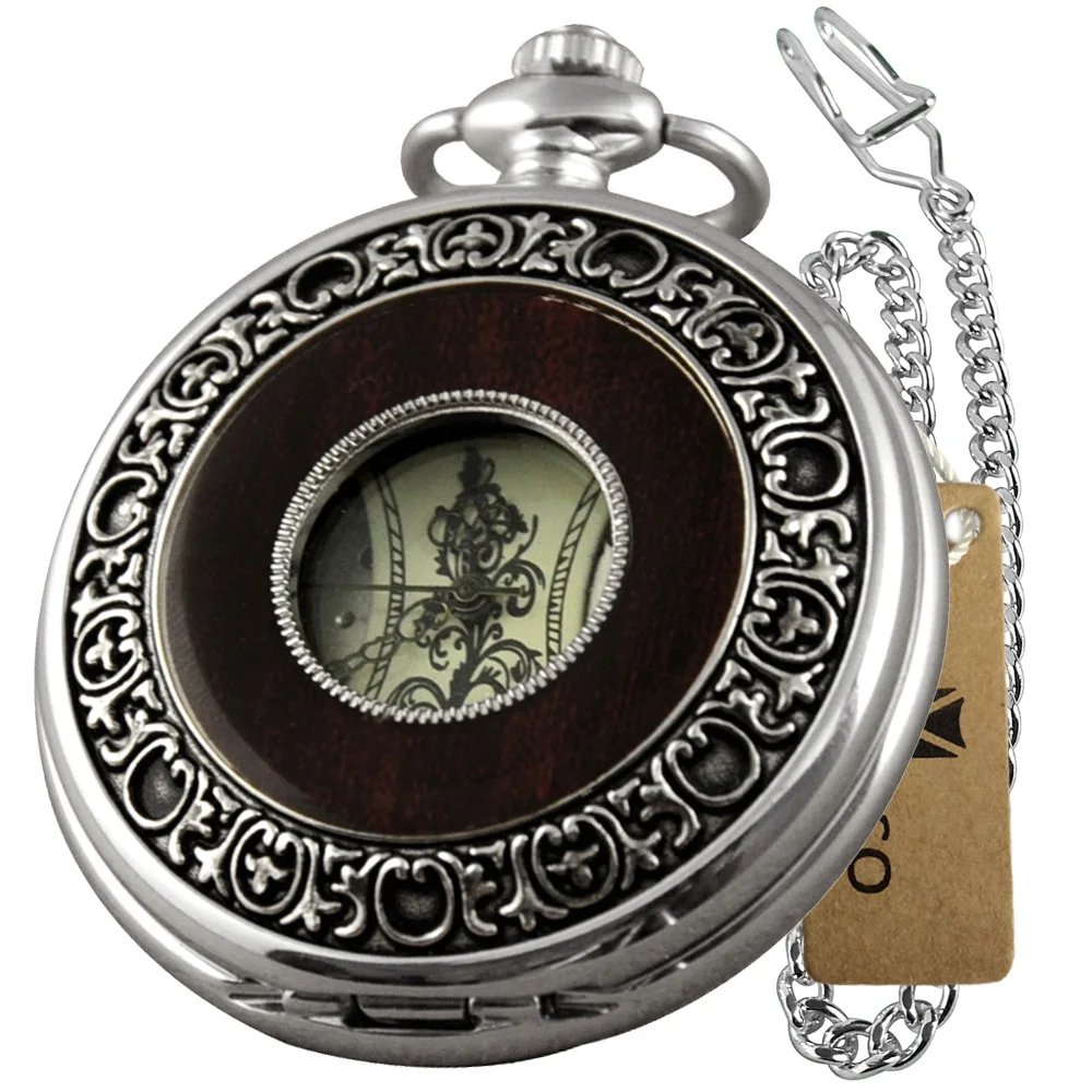 빈티지 기계식 주머니 시계 레트로 골동품 컬렉션 클래식 Steampunk Fob ..