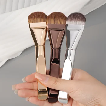 1PCS Ultra Thin Foundation Brush Synthetic Bristles Precision Application for Liquid Cream Streak-free All Skin Types Tools 1