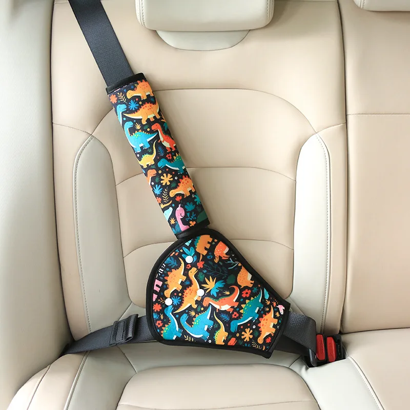 Cintura di sicurezza per bambini in auto, protezione spalla sedile, ancoraggio, cintura di sicurezza, limitatore anti-schiacciamento collo, protezione stomaco